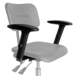 Multi-function arm rests for swivel work chair
